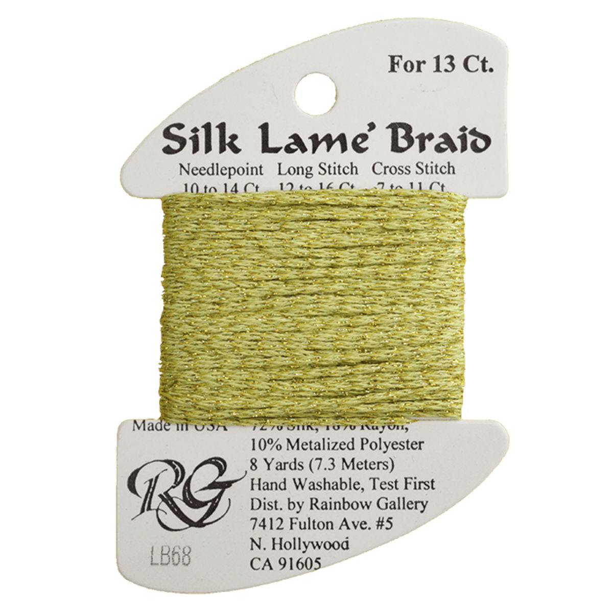 Silk Lame 13 - LB68 Pale Avocado