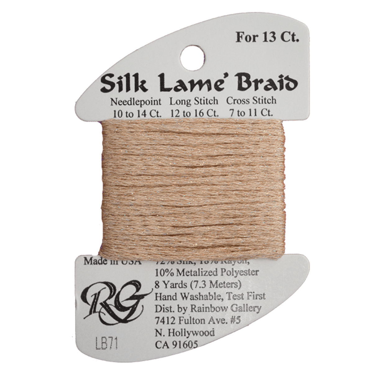 Silk Lame 13 - LB71 Peach