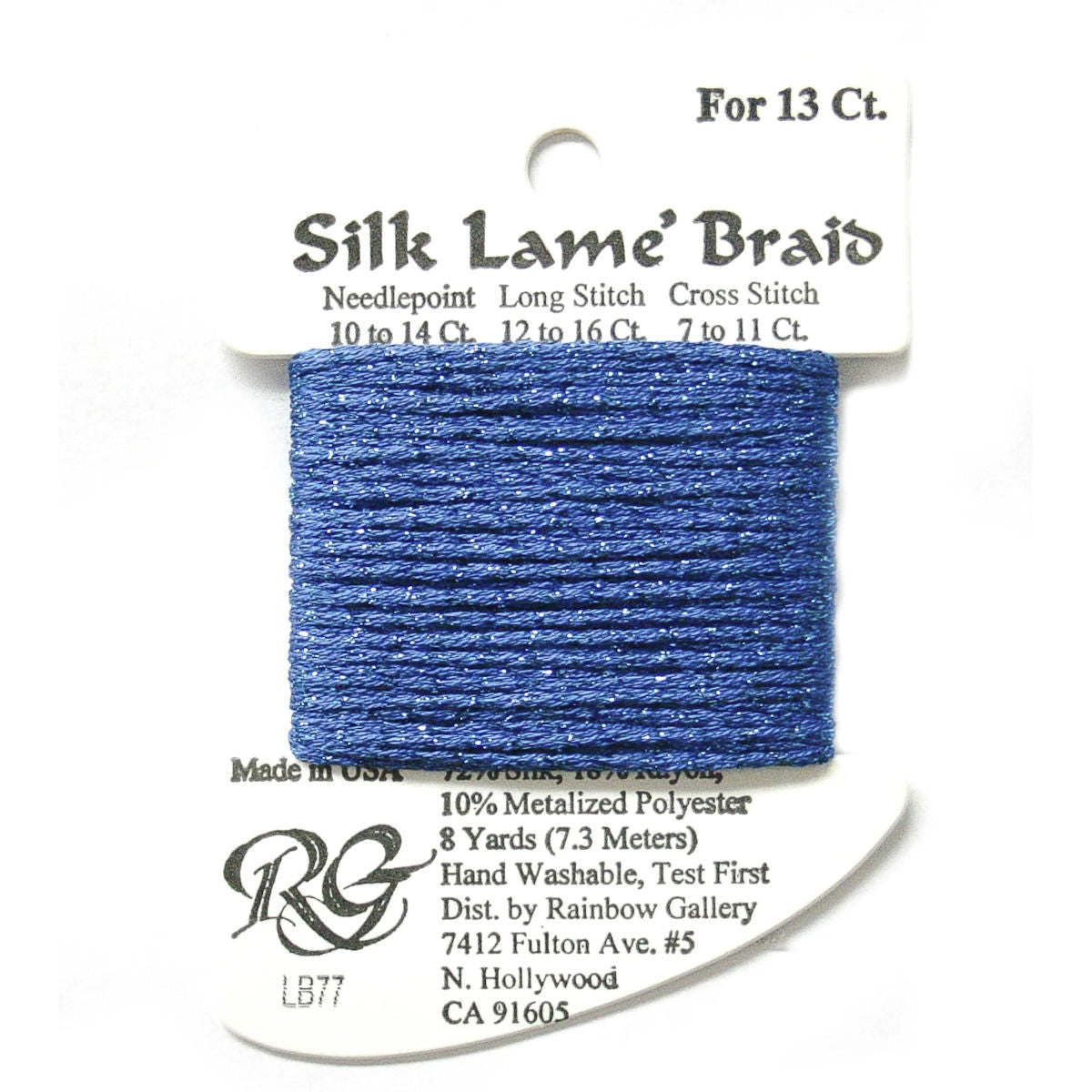Silk Lame 13 - LB77 Royal Blue