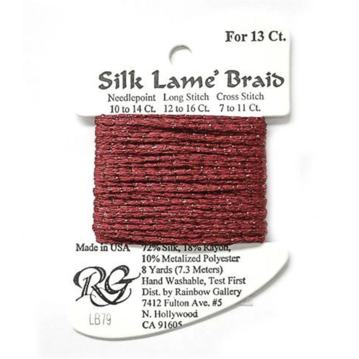 Silk Lame 13 - LB79 Dark Cherry