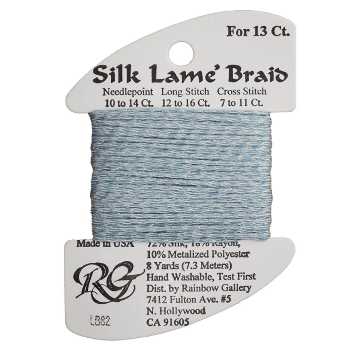 Silk Lame 13 - LB82 Lite China Blue