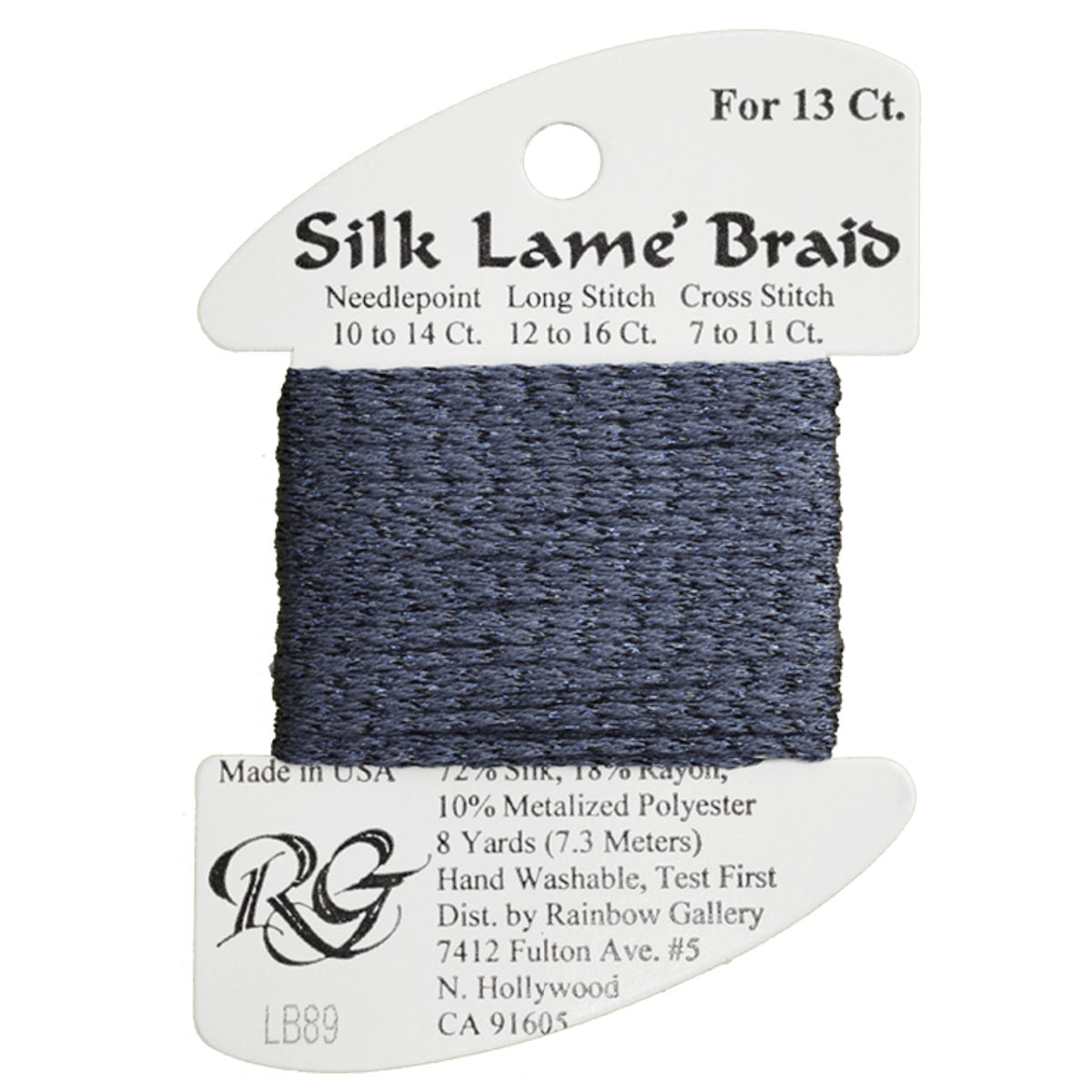 Silk Lame 13 - LB89 Blue Jeans