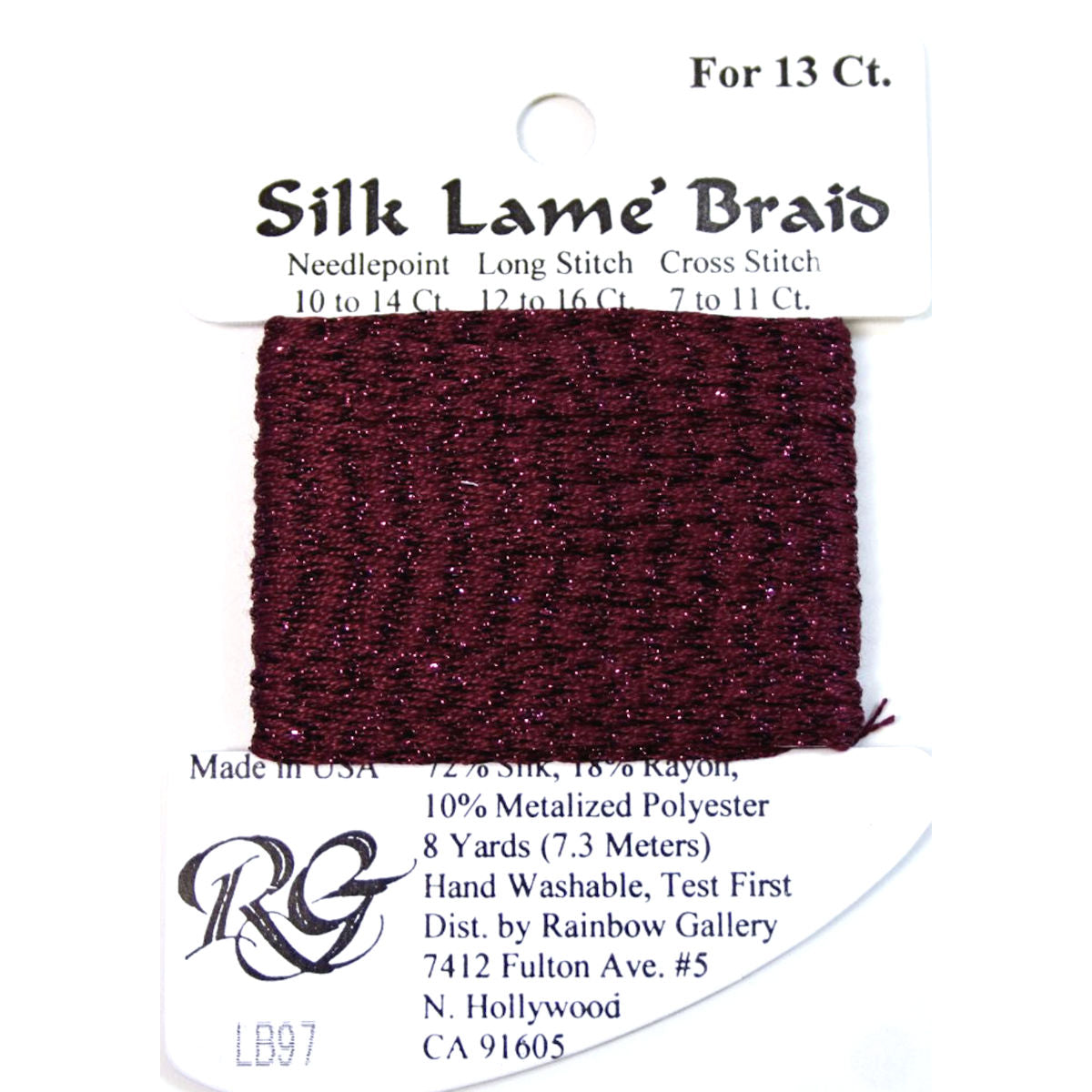 Silk Lame 13 - LB97 Ruby Red