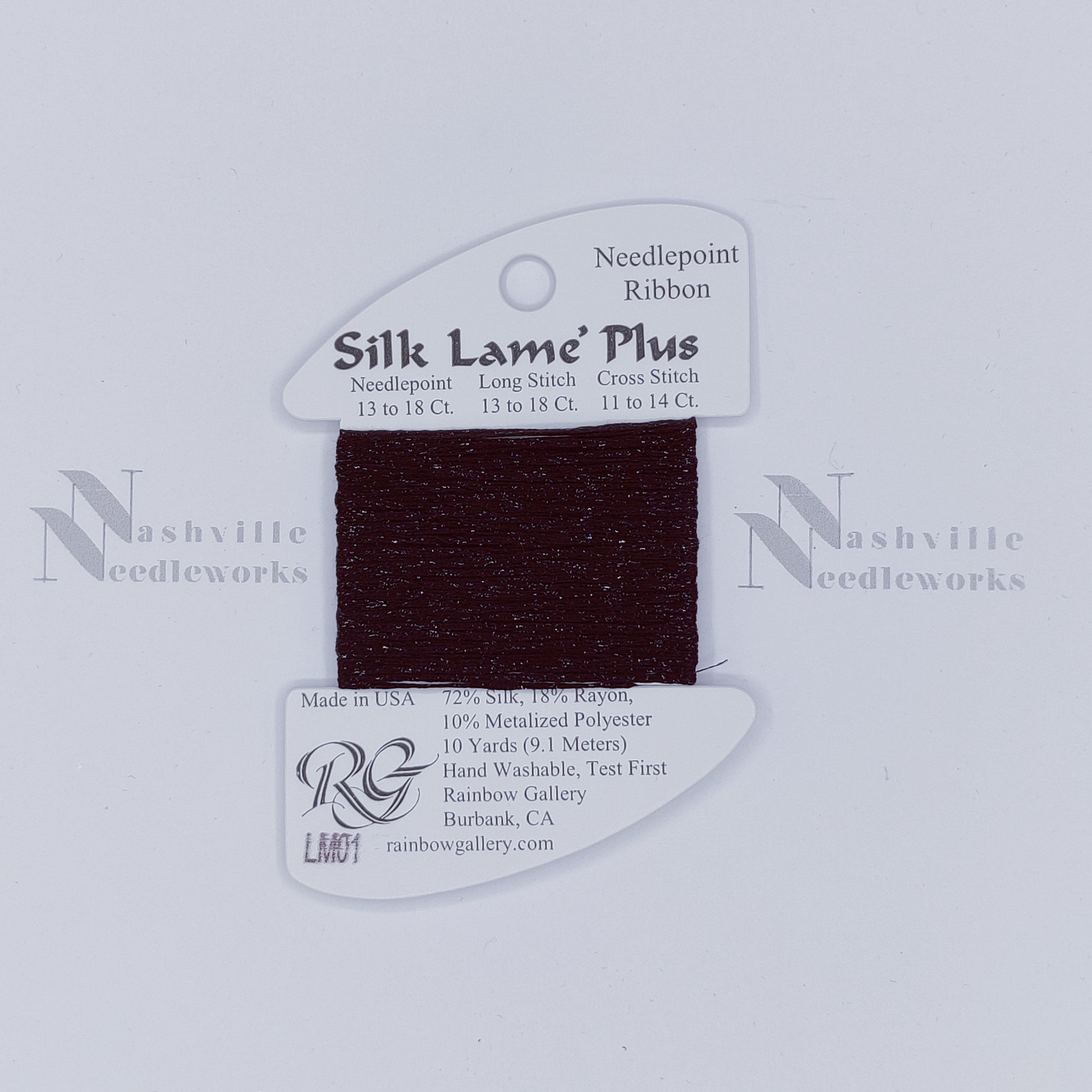 Silk Lame Plus LM01 Black