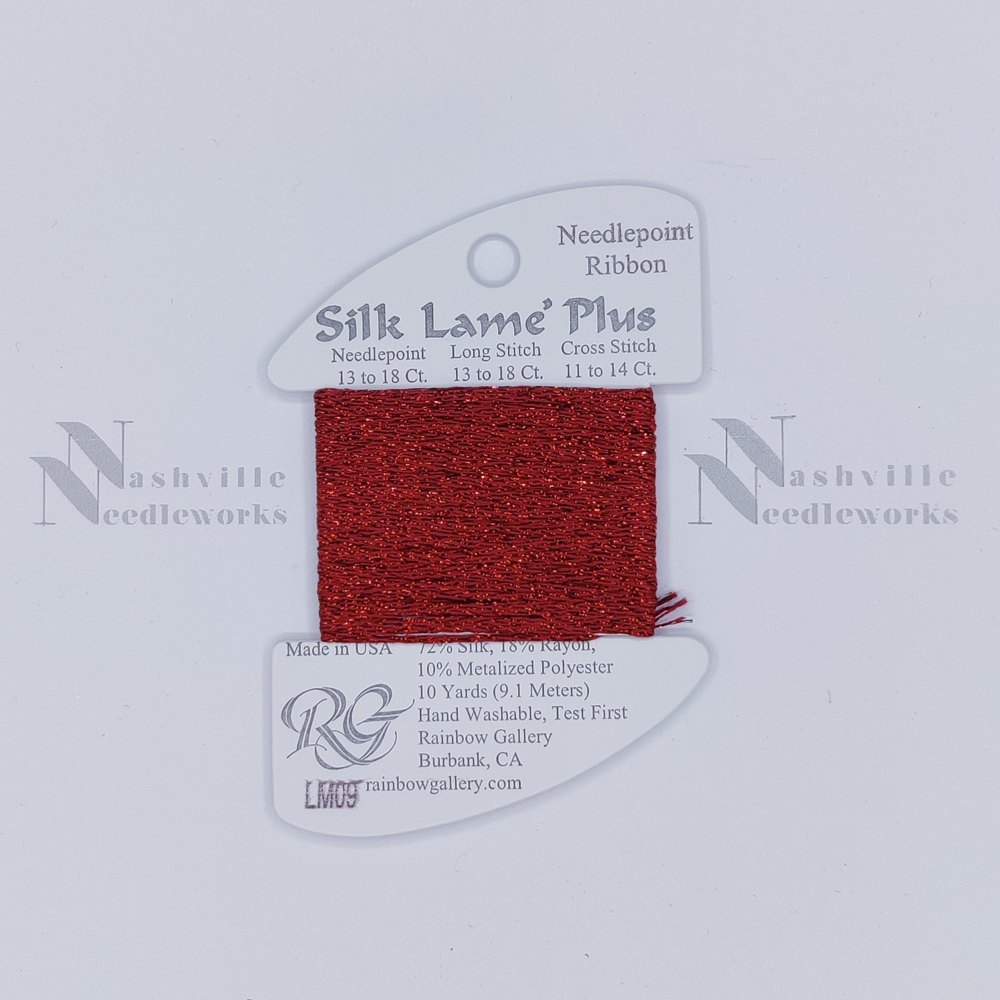 Silk Lame Plus LM09 Dark Red