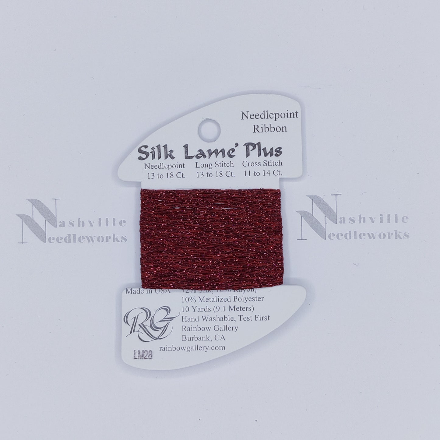 Silk Lame Plus LM28 Burgundy