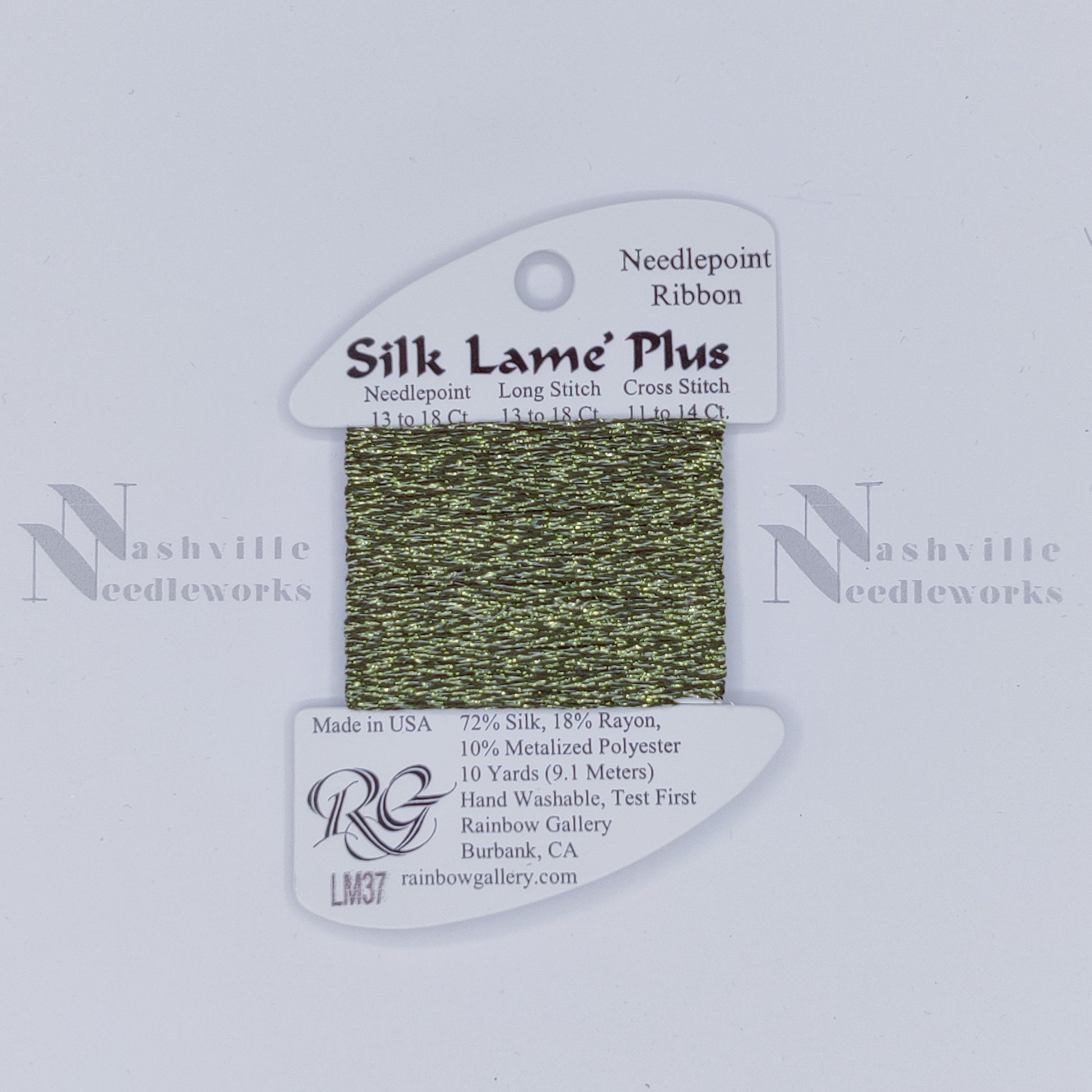 Silk Lame Plus LM37 Dark Avocado