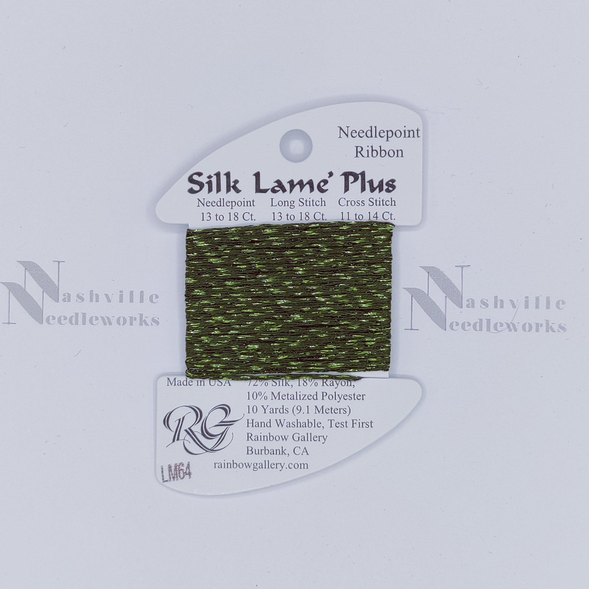 Silk Lame Plus LM64 Deep Avocado