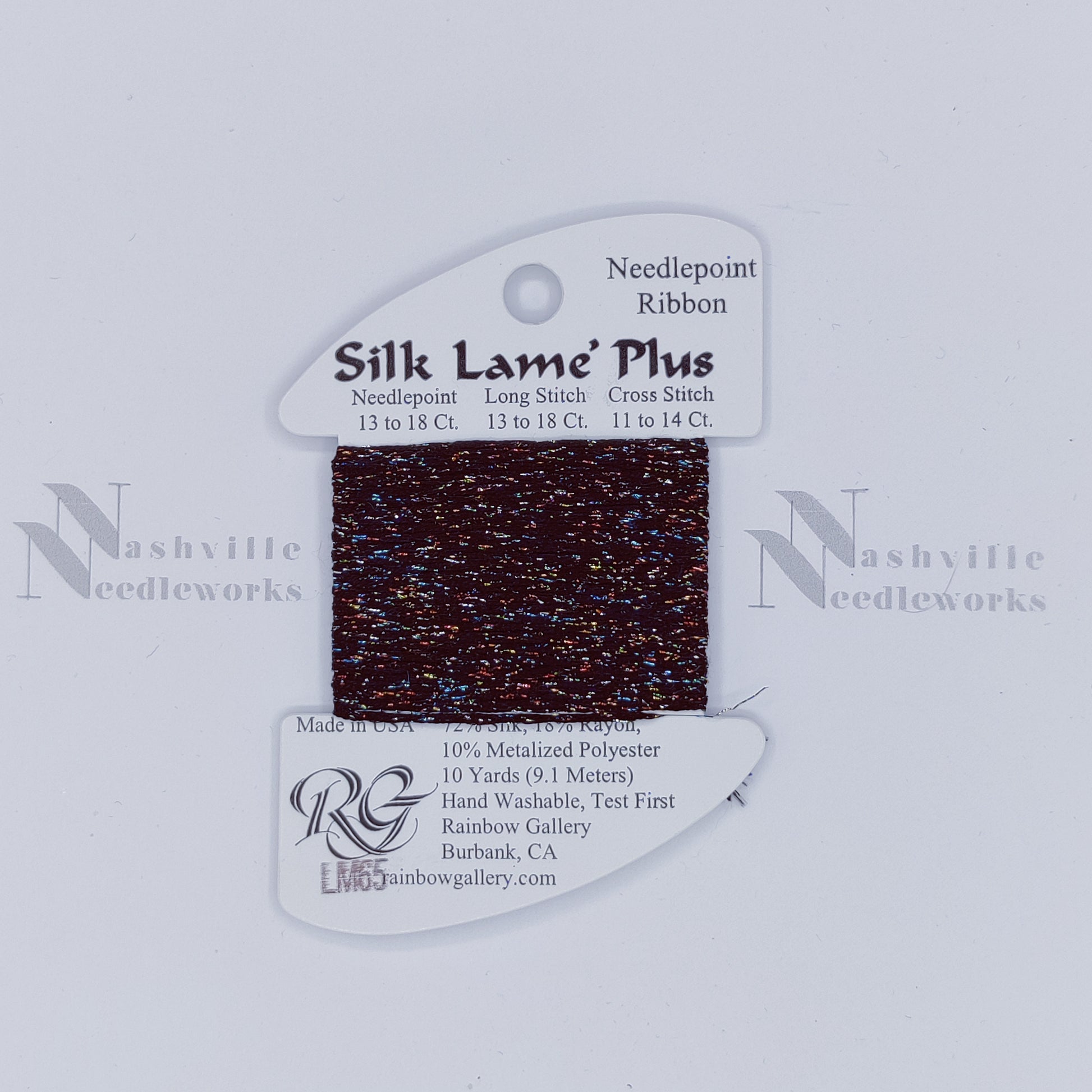 Silk Lame Plus LM65 Black Sparkle