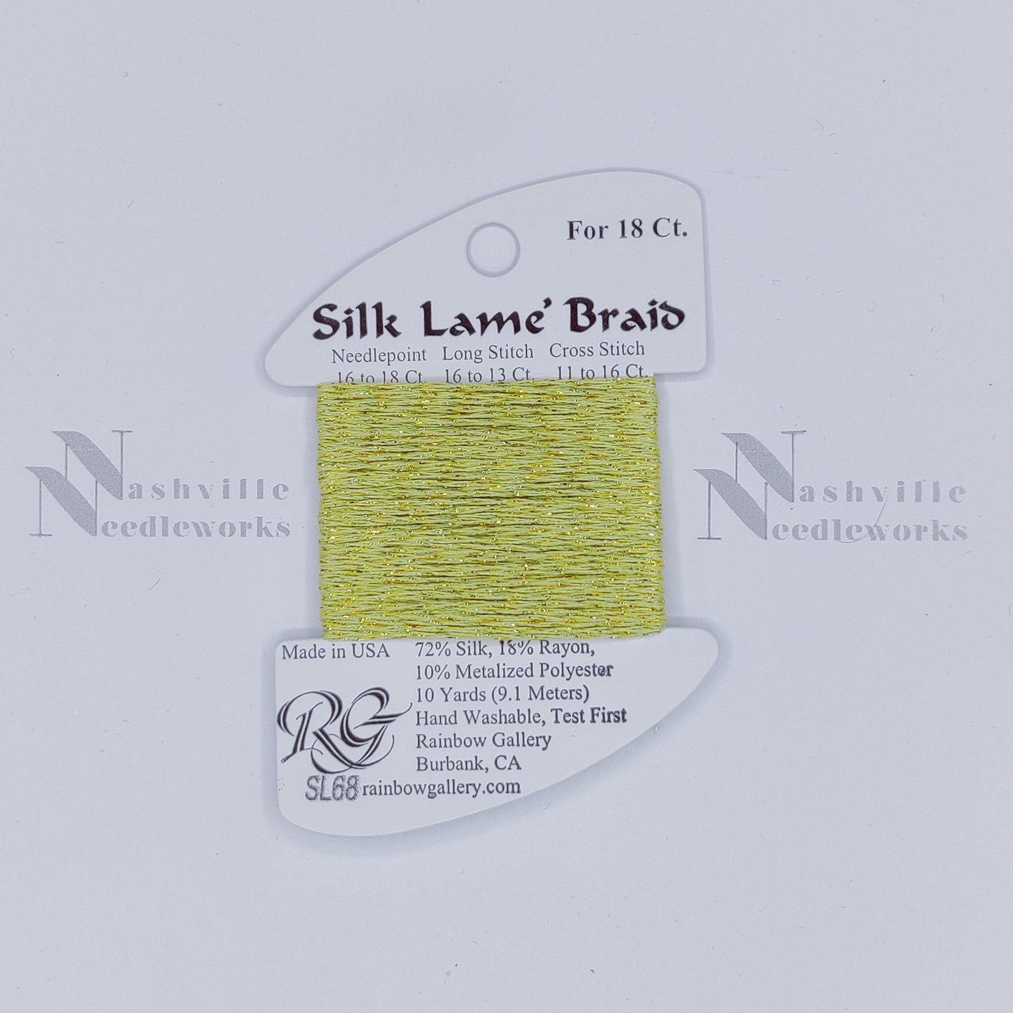 Silk Lame Plus LM68 Pale Avocado