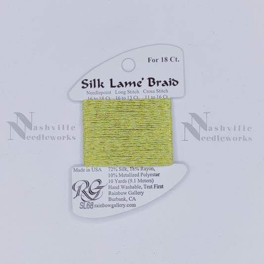 Silk Lame Plus LM68 Pale Avocado