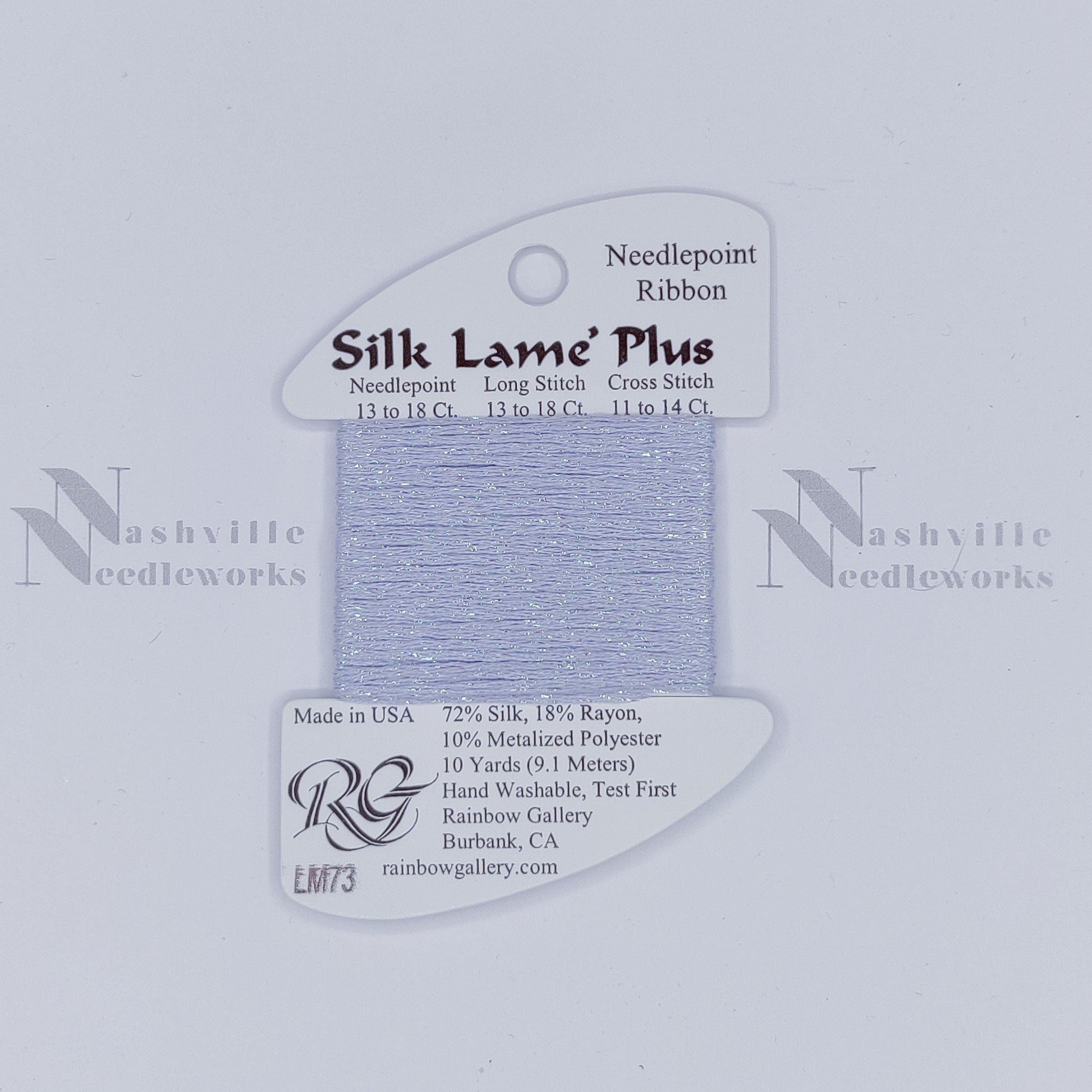 Silk Lame Plus LM73 Pale Lavender Blue