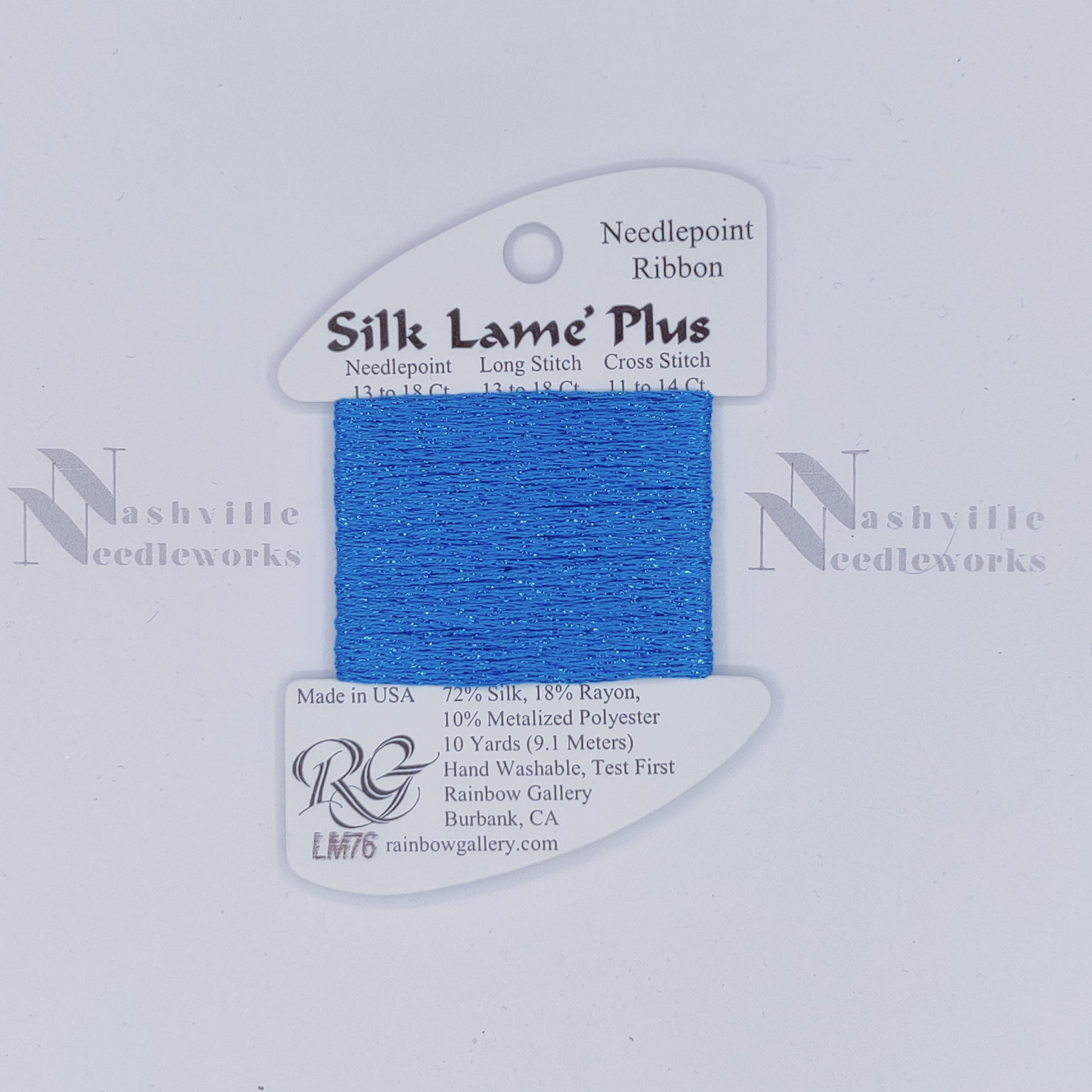 Silk Lame Plus LM76 Peacock Blue