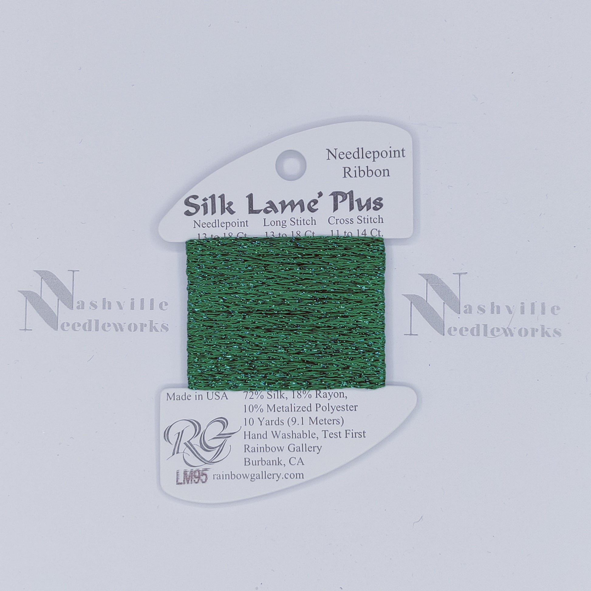 Silk Lame Plus LM95 Med. Christmas Green