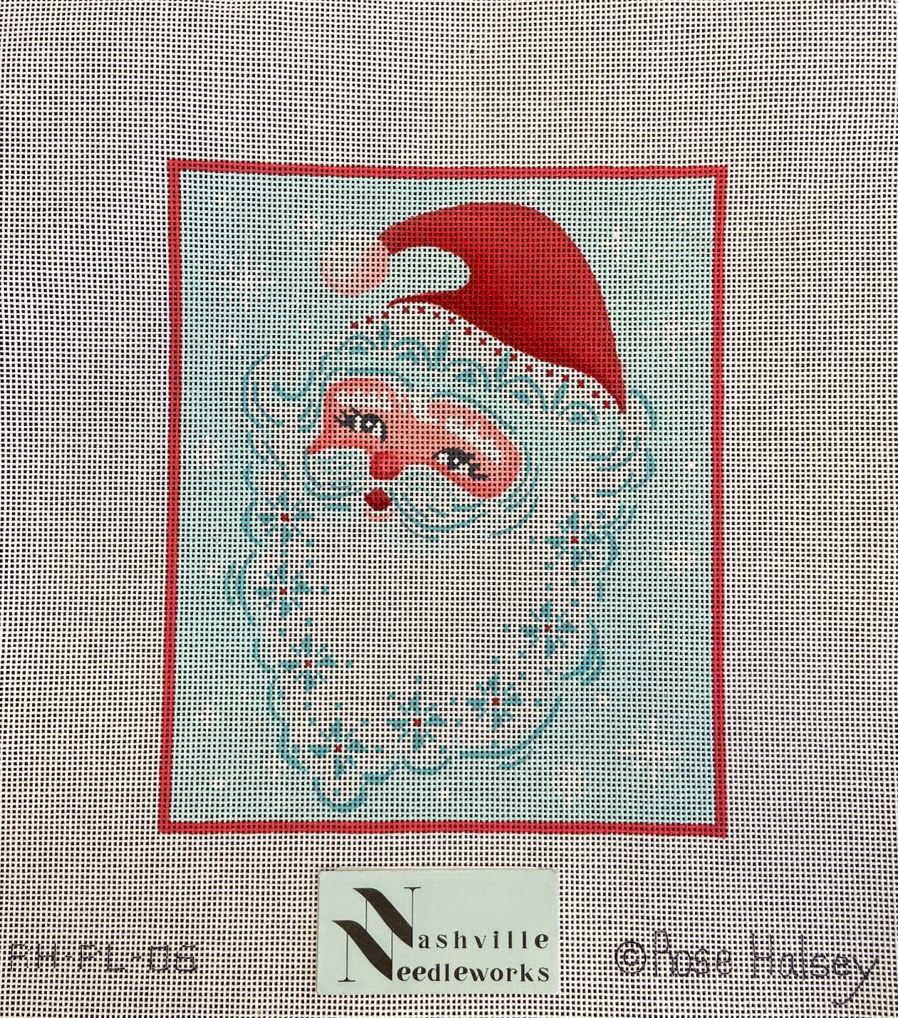 Kate Dickerson Designs Rose Halsey Lacy Santa HR-PL-06