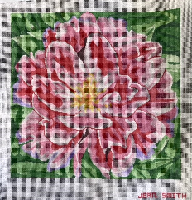 Jean Smith 142A Ruffled Pink Peony