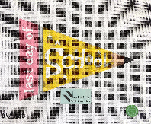 Atlantic Blue Canvas BV-110B Last Day of School Banner