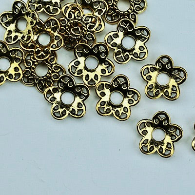 Gold Filigree Flower