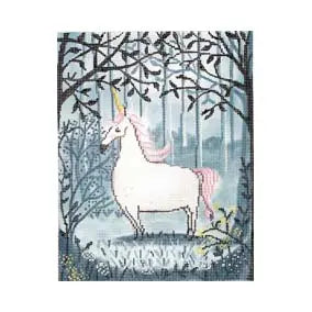 CBK Needlepoint Collections Maya Lindberg ML-PL06 Unicorn in the Forest