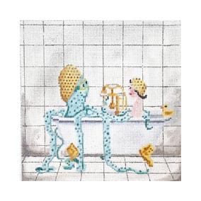 CBK Needlepoint Collections Maya Lindberg ML-PL09 Bath Time