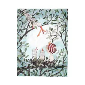 CBK Needlepoint Collections Maya Lindberg ML-PL11 Baby in the Nest