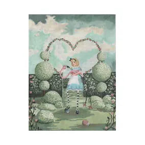 CBK Needlepoint Collections Maya Lindberg ML-PL22 Alice in Wonderland