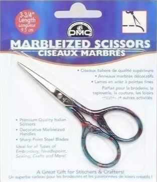 Marbleized Handle Scissors