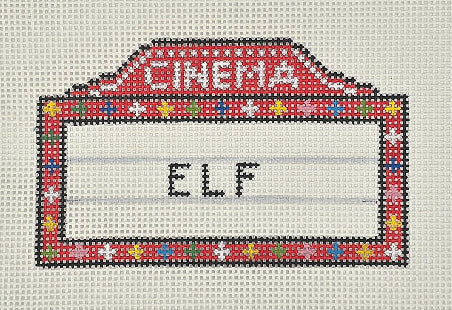 Needlepoint by Laura for Blue Water Designs BW2129NBL Marquee Elf