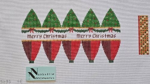 Susan Roberts Needlepoint Holdings 5295 Merry Christmas/Hot Air Balloon