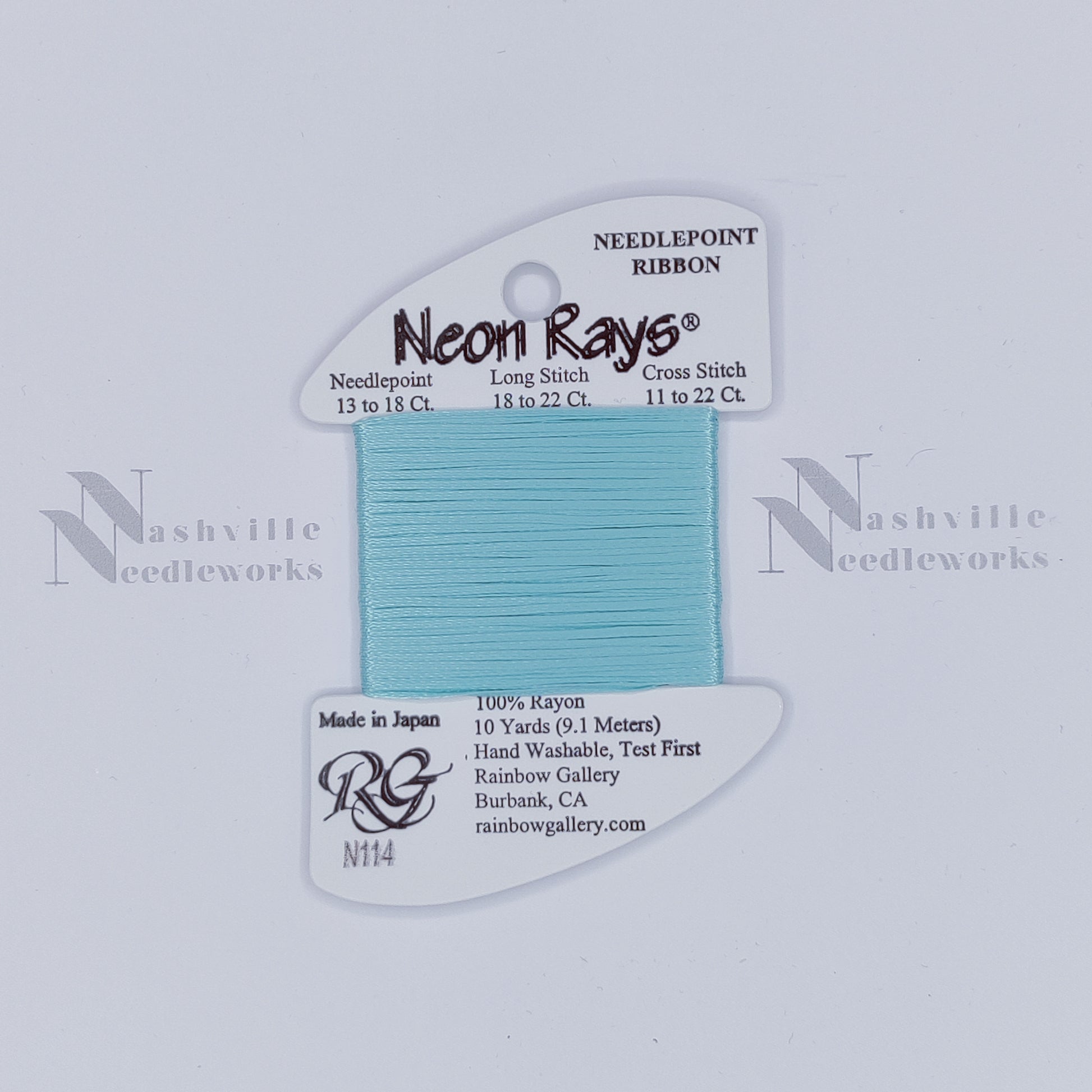 Neon Rays - N114  Lite Seafoam