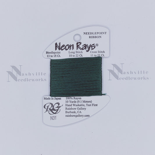 Neon Rays - N31 Forest Green