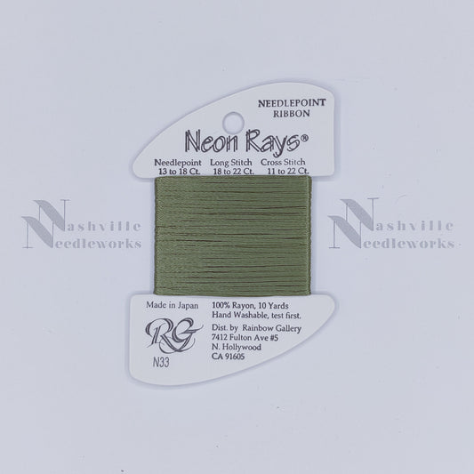 Neon Rays - N33 Loden Green