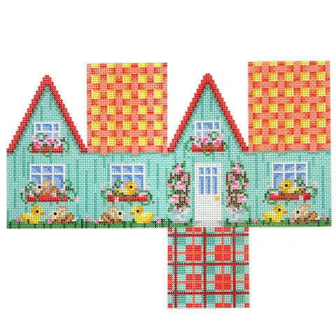Bradley Needlepoint
Aqua Easter House
NTG TS662
