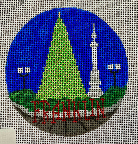 Tina Timberlake TT4R50 A Tina Timberlake exclusive for Nashville Needleworks, the downtown Franklin Christmas tree.