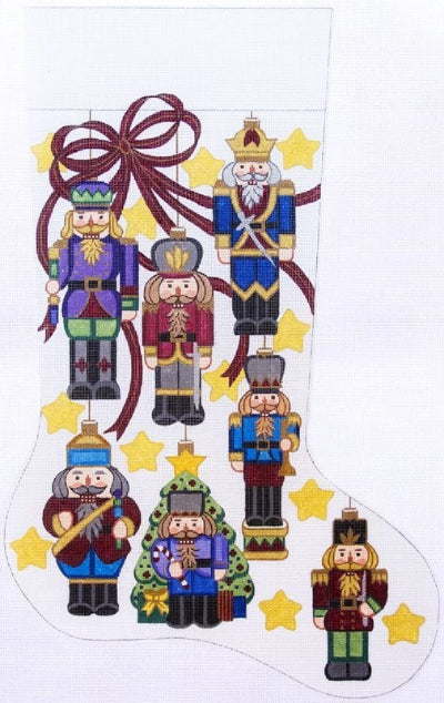 Nutcrackers and Stars Stocking