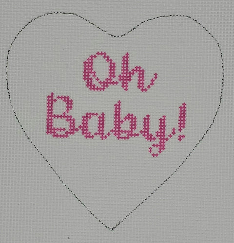 Kate Dickerson Needlepoint Collections Oh Baby Heart OMD-52