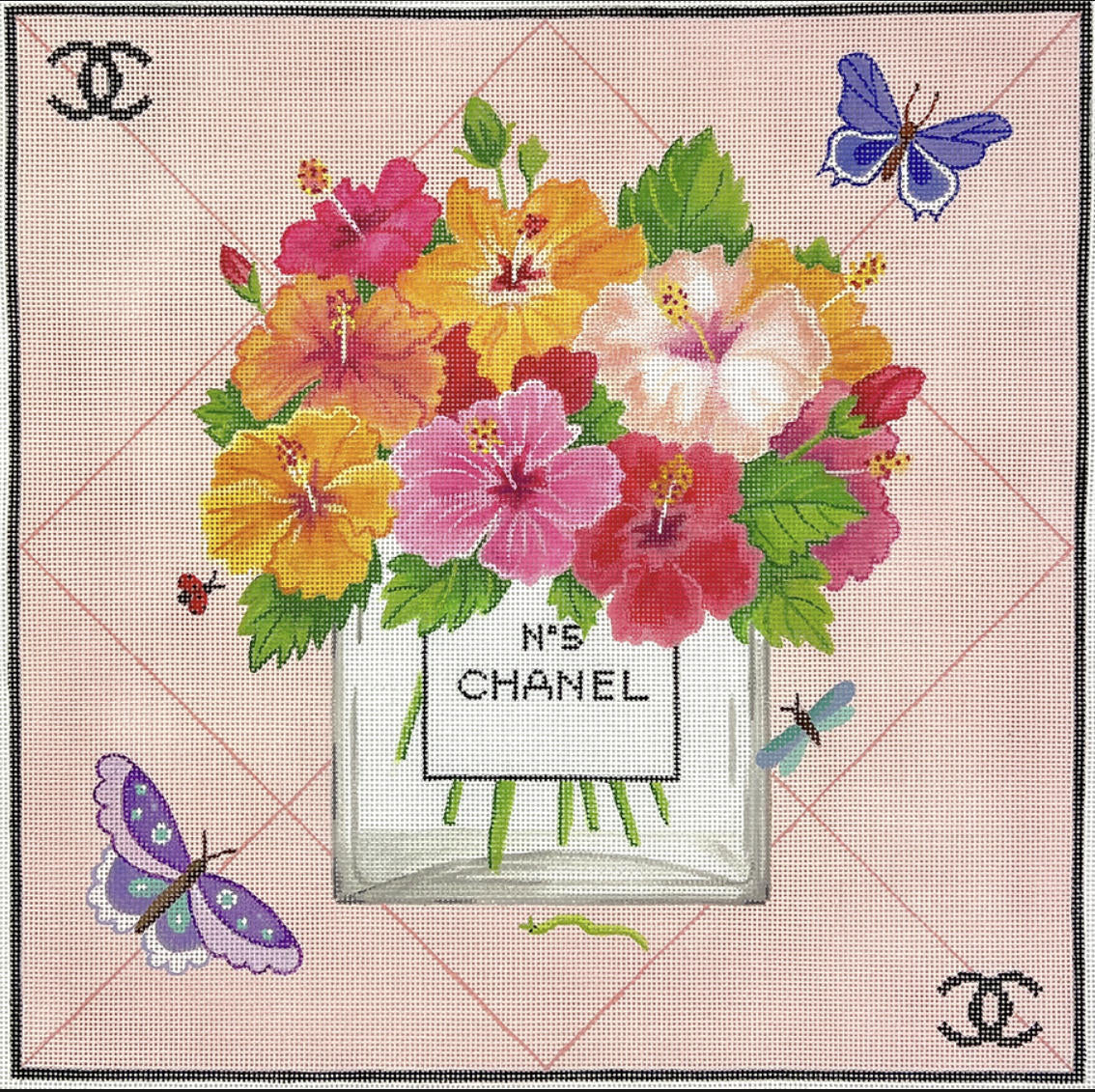 Kate Dickerson #PL-567 Chanel Inspired Flowers