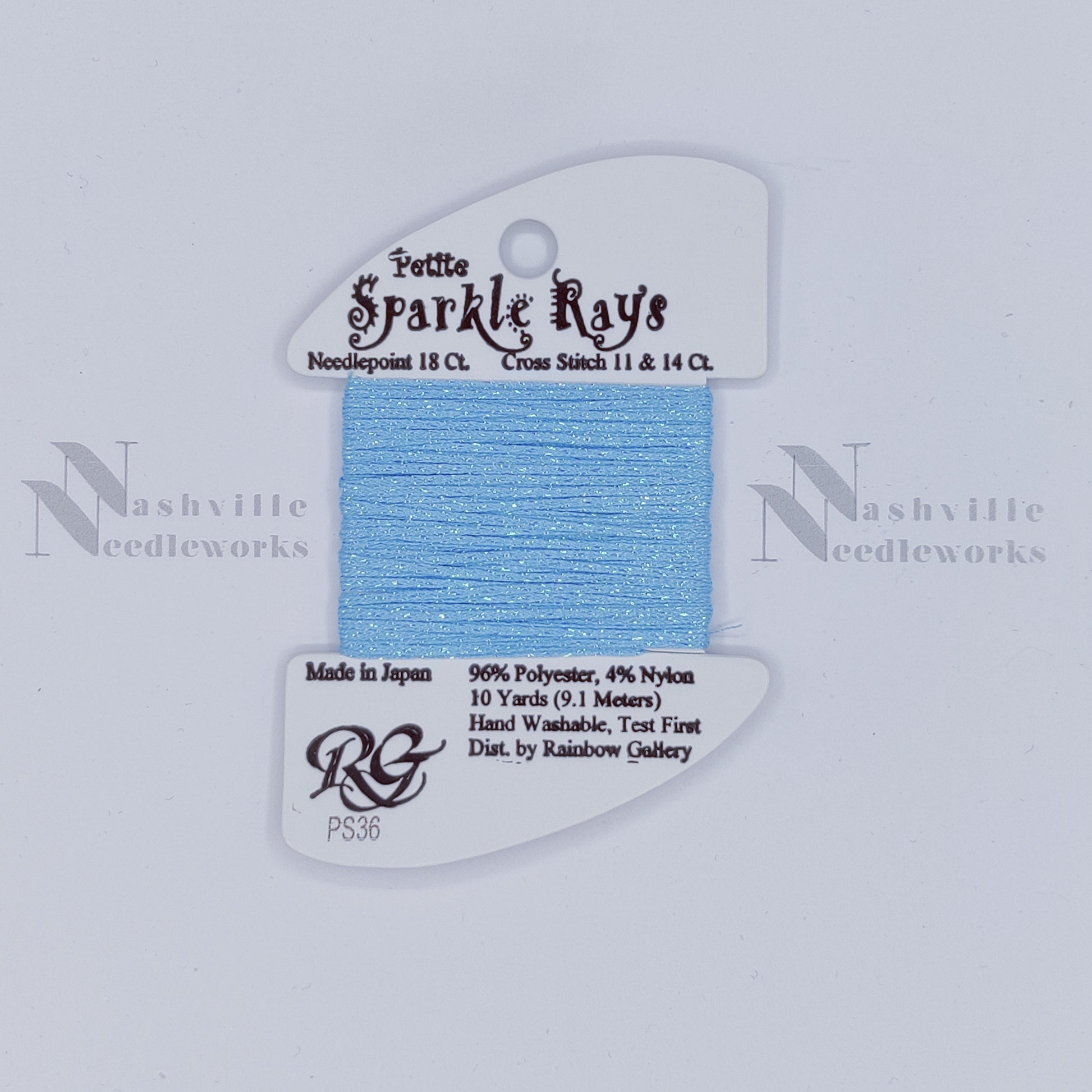 Petite Sparkle Rays - PS36 Lt Turquoise