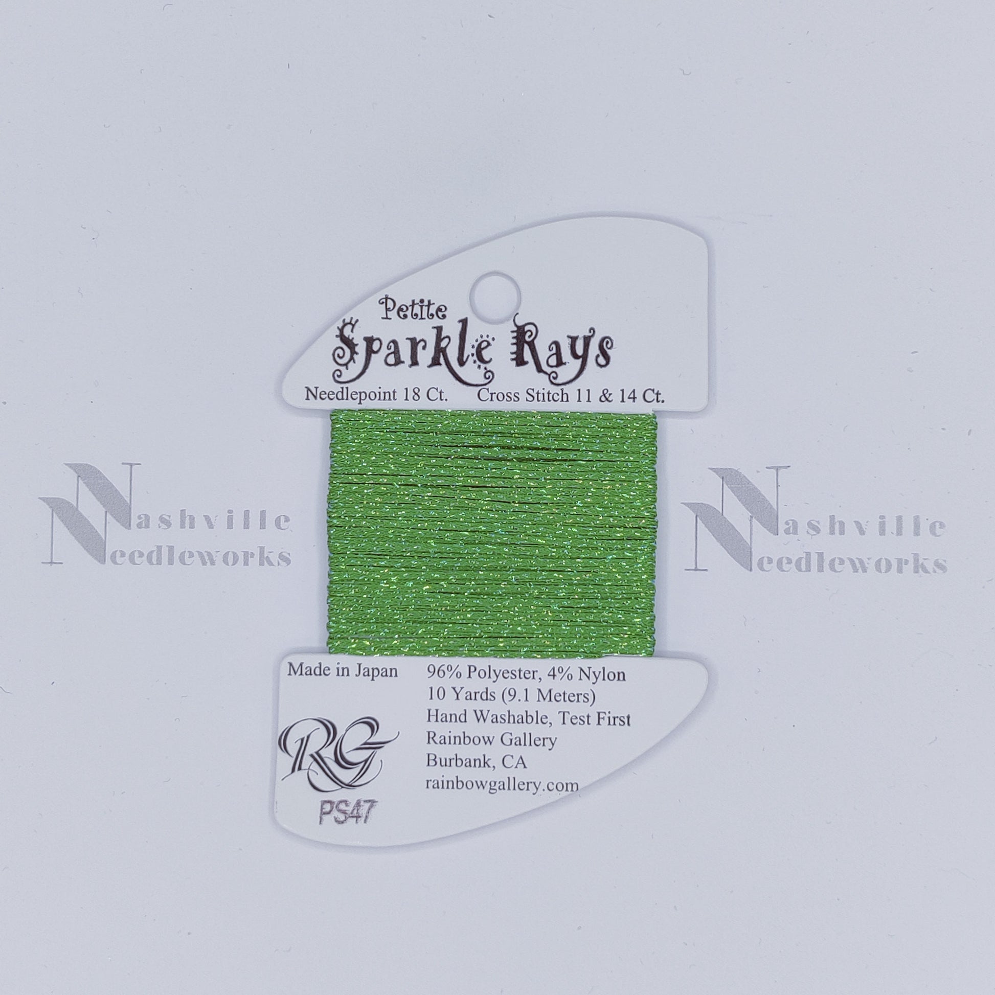 Petite Sparkle Rays - PS47 Lt  Christmas Green