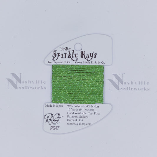 Petite Sparkle Rays - PS47 Lt  Christmas Green