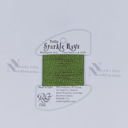 Petite Sparkle Rays - PS48 Dk Christmas Green
