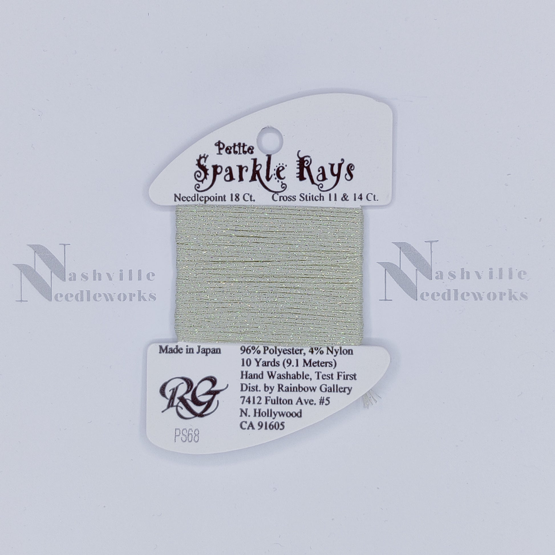 Petite Sparkle Rays - PS68 Lt Sage Green