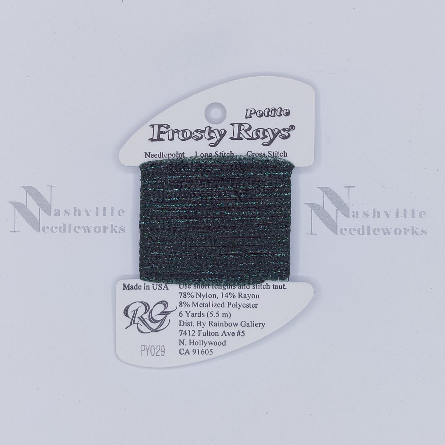 Petite Frosty Rays PY029 Deep Sea Green Gloss