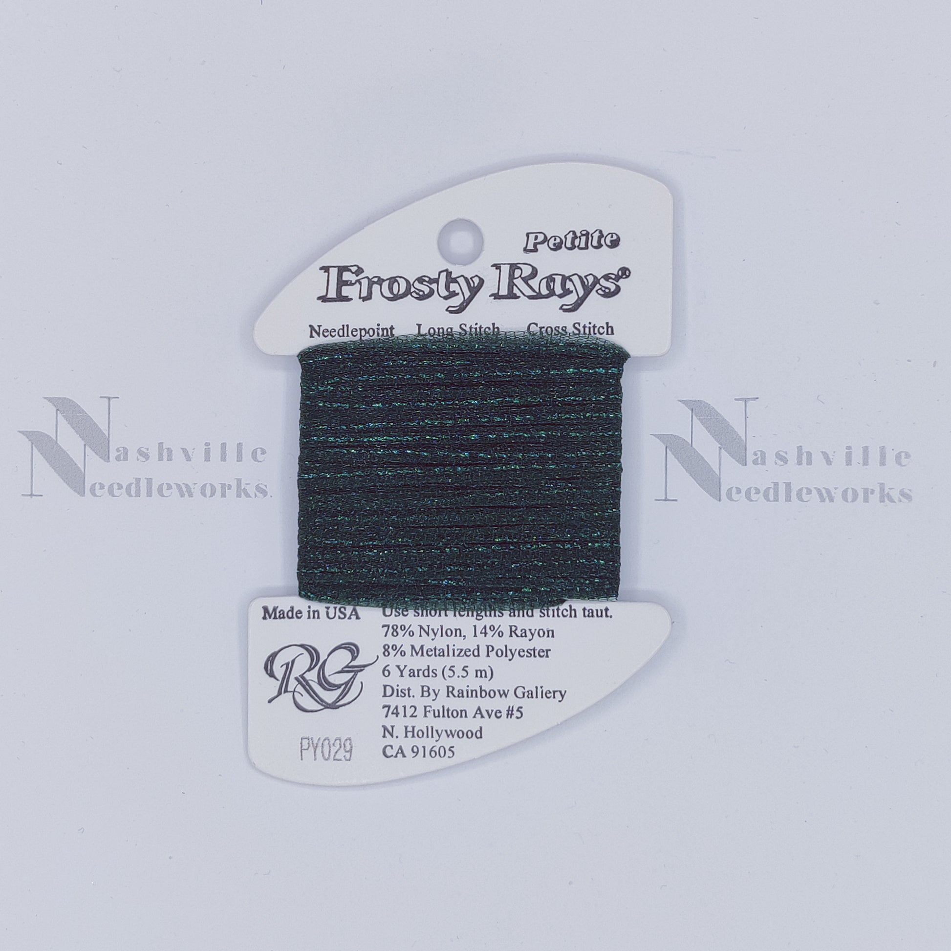 Petite Frosty Rays PY029 Deep Sea Green Gloss