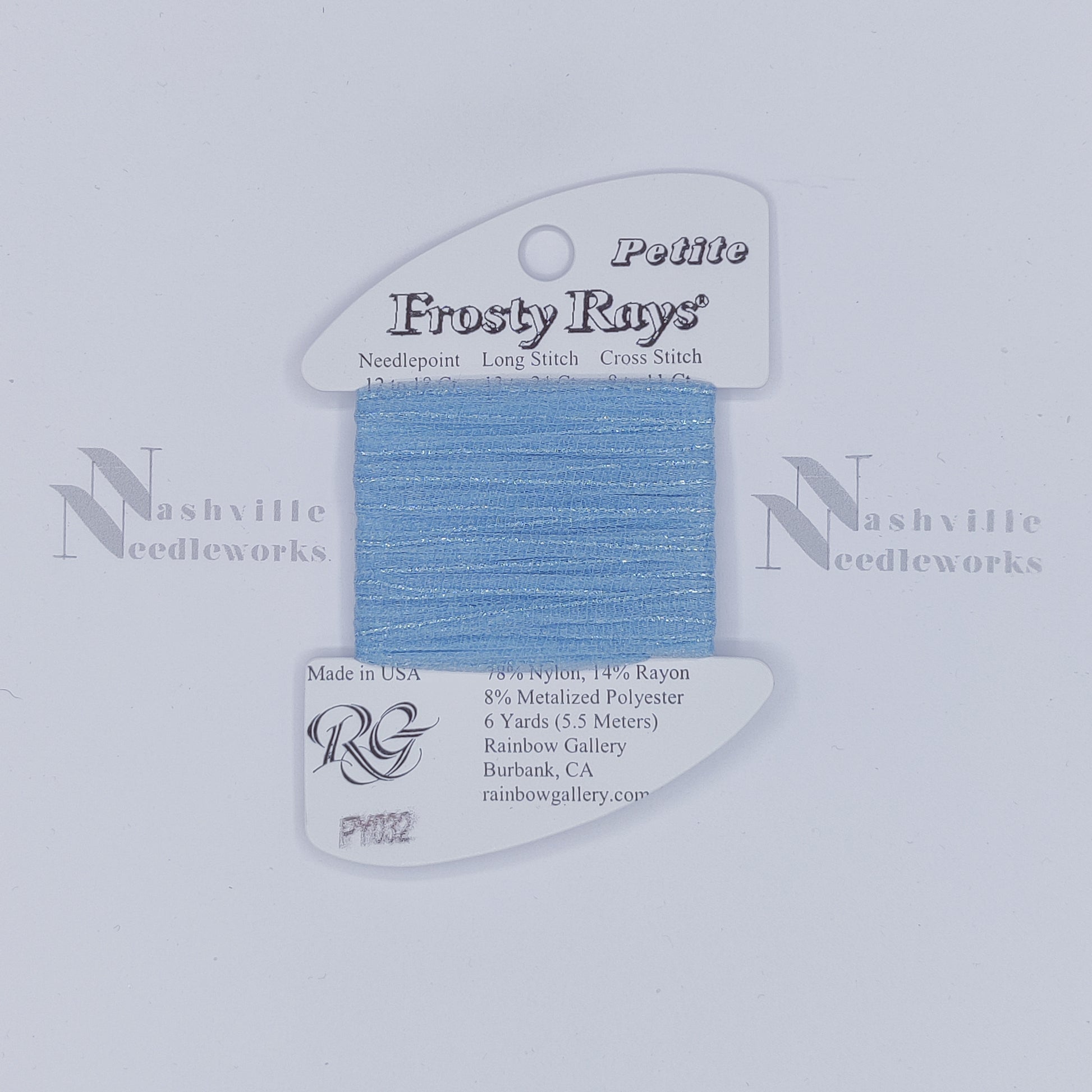 Petite Frosty Rays PY032 Lt Antique Blue Gloss