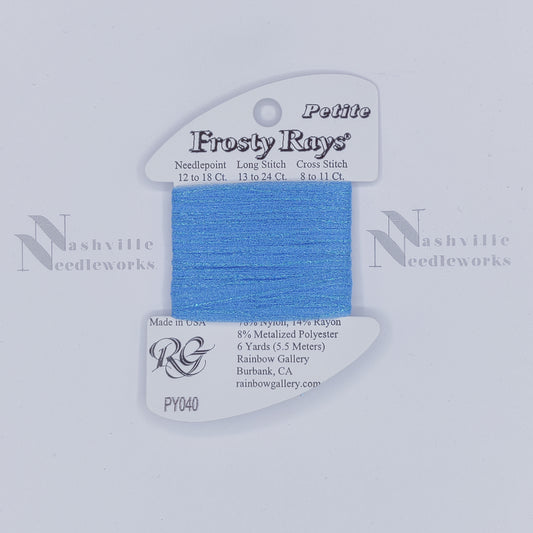 Petite Frosty Rays PY040 Medium Blue Gloss