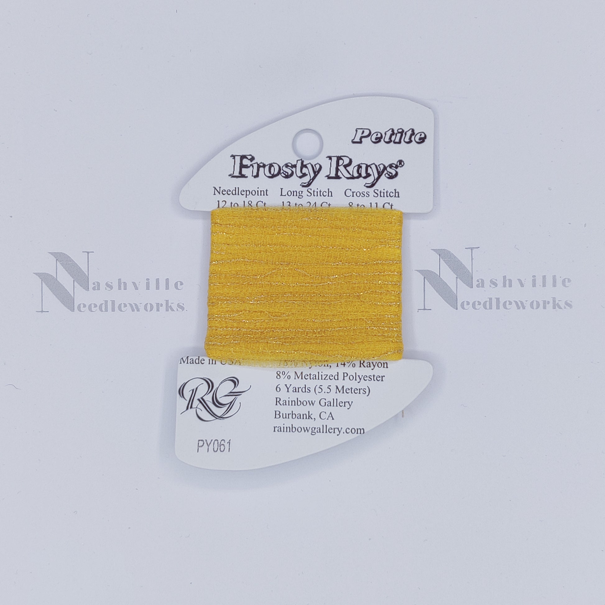 Petite Frosty Rays PY061 Yellow Gloss
