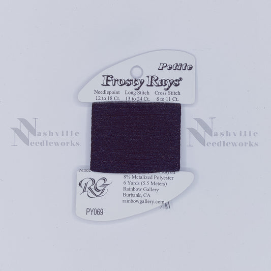 Petite Frosty Rays PY069 Black Gloss