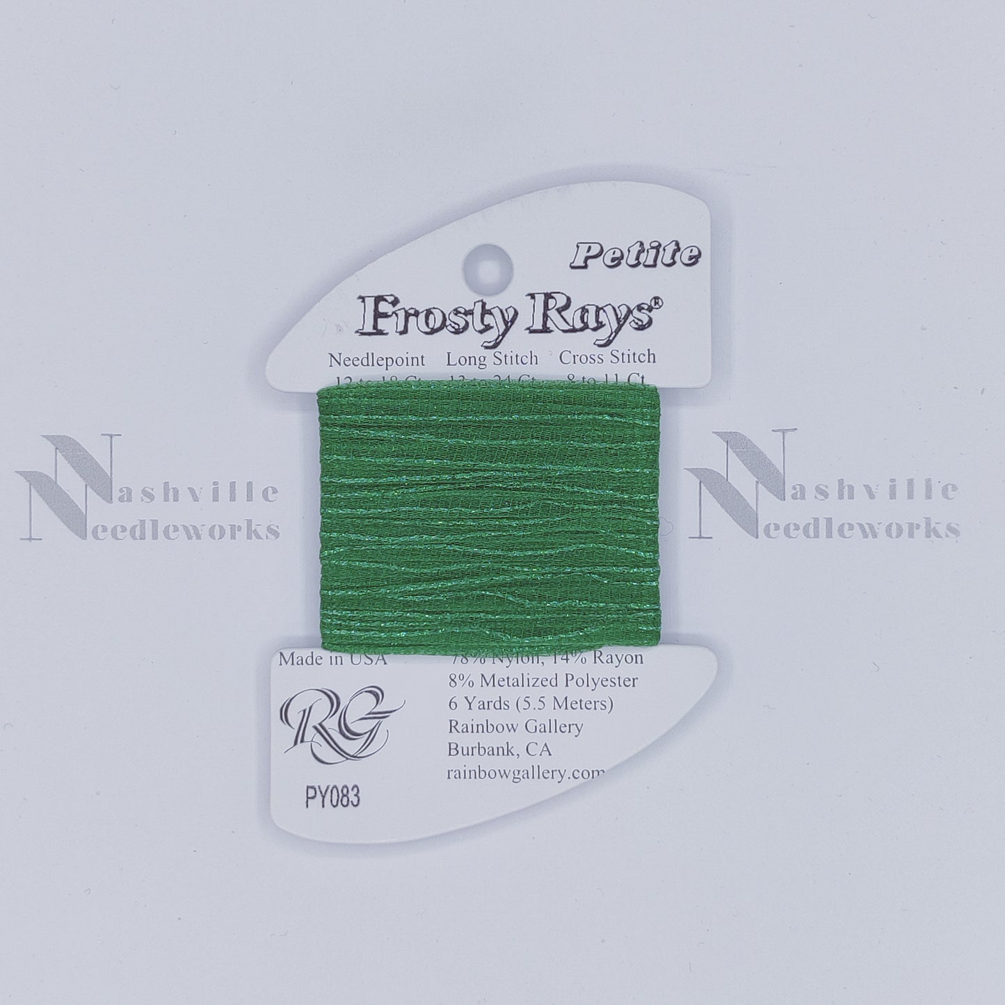 Petite Frosty Rays PY083 Med Xmas Green Gloss