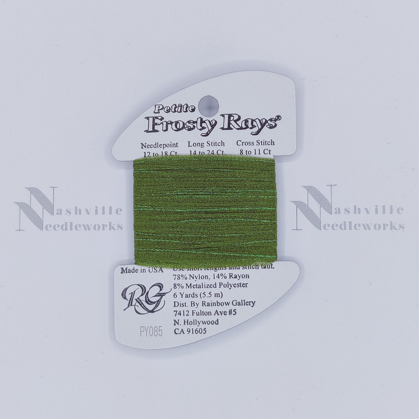 Petite Frosty Rays PY085 Green Gloss